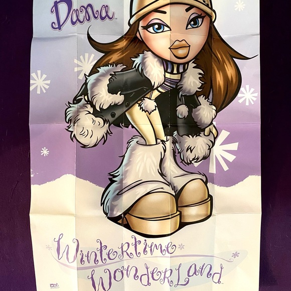Bratz Winter Winter Wonderland Dana tabloid poster 2003 - Picture 4 of 4